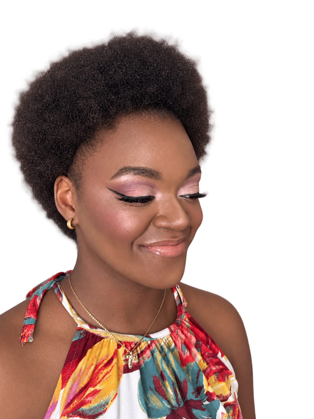 Makeup artist at work